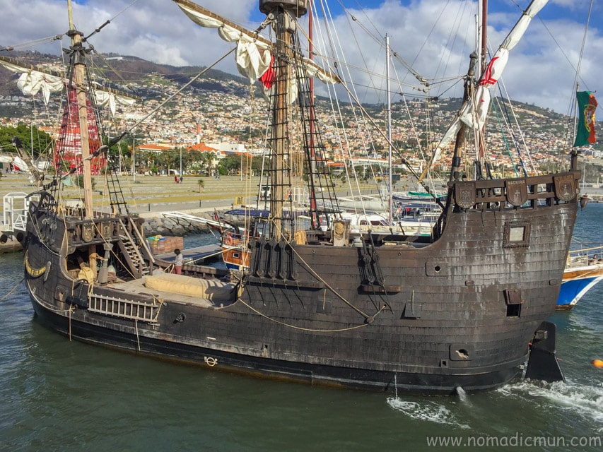 Funchal Travel Guide - 15 Best Attractions in Funchal 9 Replica of the Santa Maria Christopher Columbus' ship Funchal Madeira